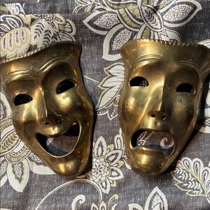 VTG Solid Brass Masks with Hangers